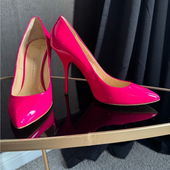 Giuseppe Zanotti Hot Pink Stiletto Heels - Picture 1 of 7